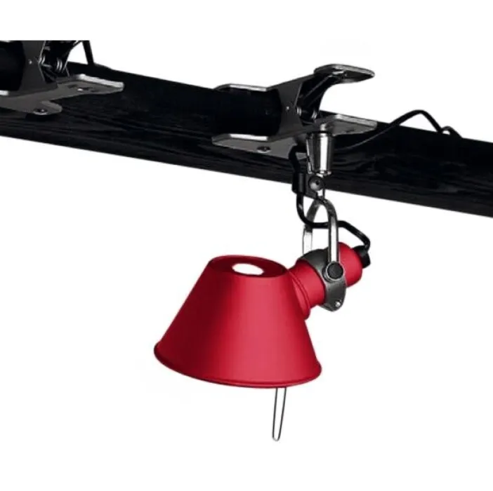 Beste Prijs Artemide Tolomeo Micro Pinza klemlamp-Rood