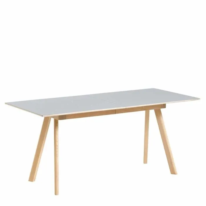 Bestseller Hay CPH30 uitschuifbaar mat gelakt eiken onderstel tafel-Grijs-160-310x80 cm