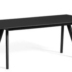 Speciale Aanbieding Hay CPH30 uitschuifbaar zwart water-based onderstel tafel-Zwart Lino-160-310x80 cm