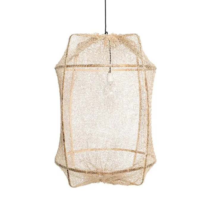 Ay Illuminate Z1 Black Sisal Net hanglamp tea dyed Hoge Kwaliteit