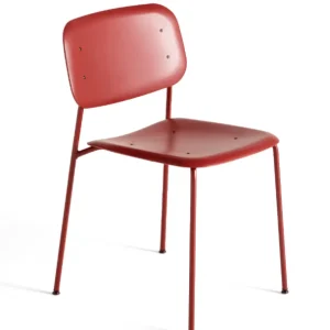HAY Soft Edge 45 stoel met gepoedercoat onderstel-Rood Veilige Betaling