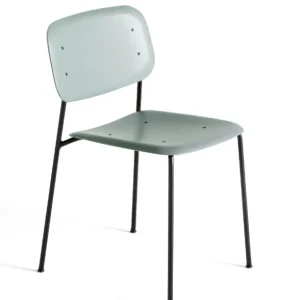 HAY Soft Edge 45 stoel met gepoedercoat onderstel-Dusty green Populair
