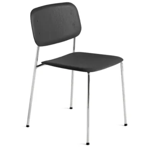 Hay Soft Edge 40 chrome stoel-Soft black Betaalbaar