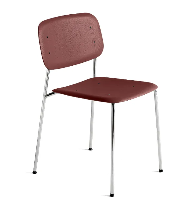Hay Soft Edge 40 chrome stoel-Fall red Lage Kosten
