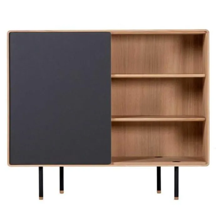 Gazzda Fina Dresser 118 dressoir met deur-Nero-Hardwax oil natural Lage Prijs