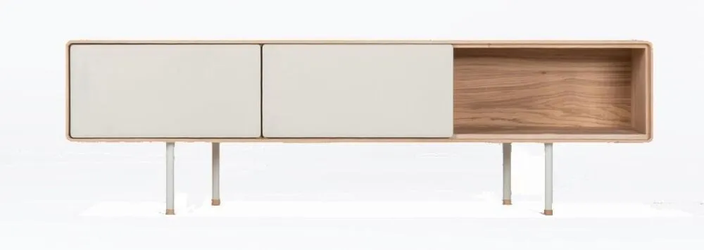 Snelle Levering Gazzda Fina Lowboard 160 dressoir-Mushroom