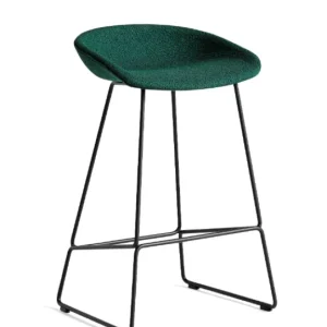 HAY AAS 39 barkruk-Olavi 16-Zithoogte 65 cm-Gepoedercoat Zwart Koopje