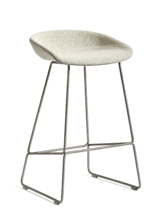 HAY AAS 39 barkruk-Coda 100-Zithoogte 65 cm-Roestvrij staal Actieprijs