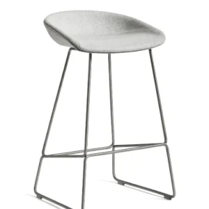Koopje HAY AAS 39 barkruk-Divina Melange 120-Zithoogte 65 cm-Roestvrij staal