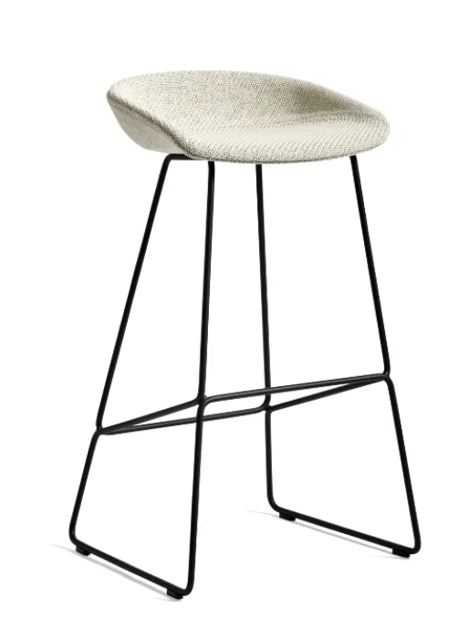 HAY AAS 39 barkruk-Coda 100-Zithoogte 75 cm-Gepoedercoat Zwart Aanbieding