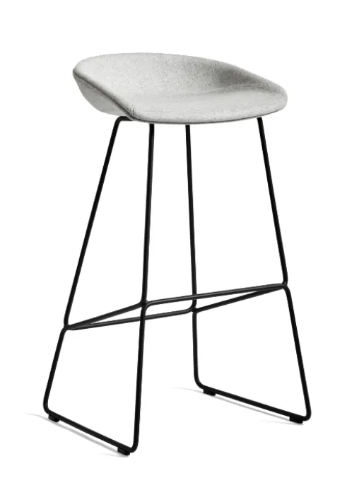 Koop Vandaag HAY AAS 39 barkruk-Divina Melange 120-Zithoogte 75 cm-Gepoedercoat Zwart