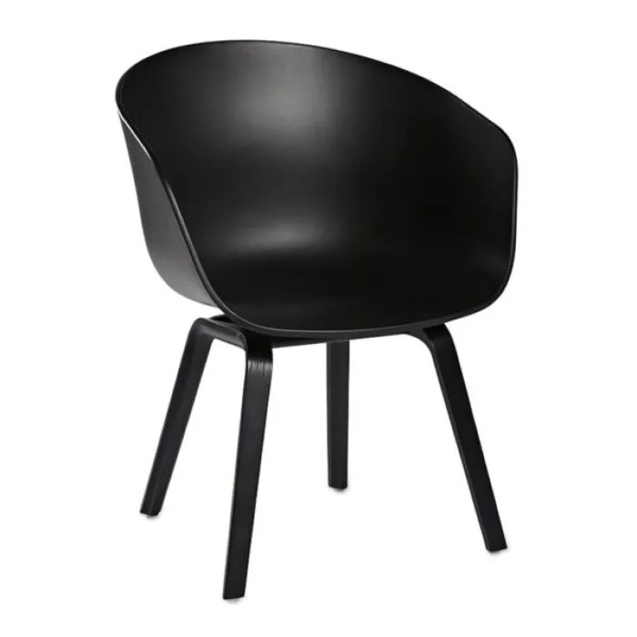 HAY AAC 42 low stoel-Black-Zwart water-based Nu Kopen