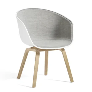 Gecertificeerd HAY AAC 42 low full upholstery stoel-White - Remix 123-Gezeept