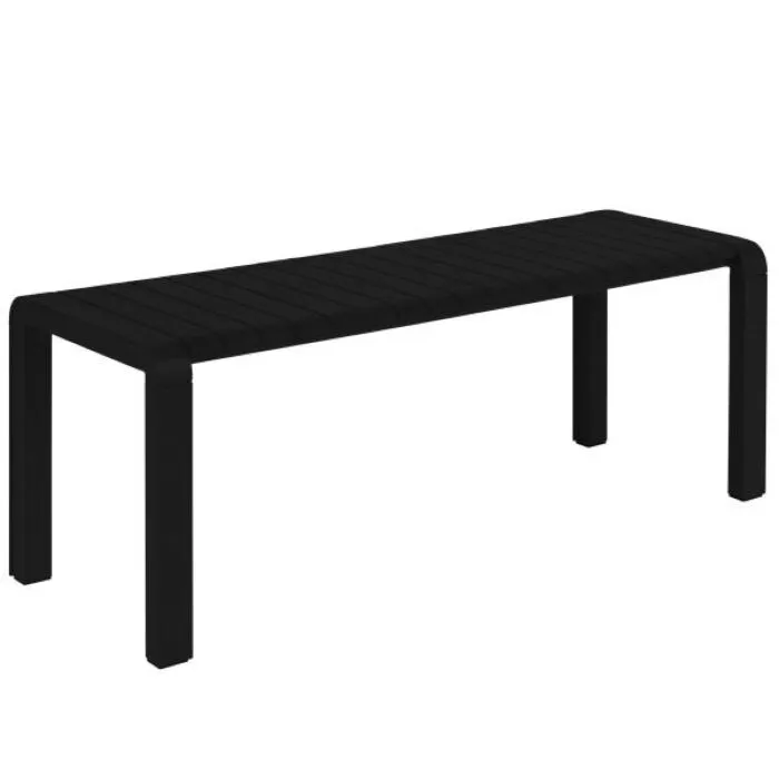 Zuiver Vondel Garden tuinbank-Black-129,5x45x45 cm Populair