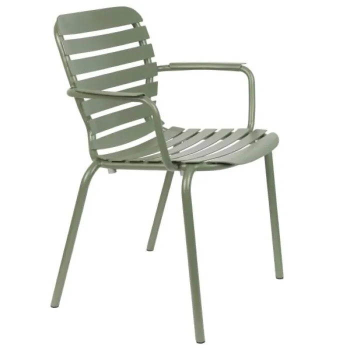 Zuiver Vondel Garden tuinarmstoel-Green Betrouwbaar