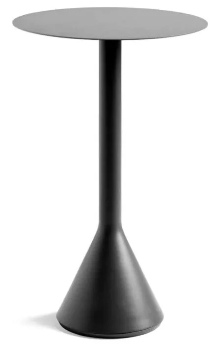 Tijdelijk Beschikbaar HAY Palissade Cone rond tafel-Anthracite-60x105 cm (Øxh)