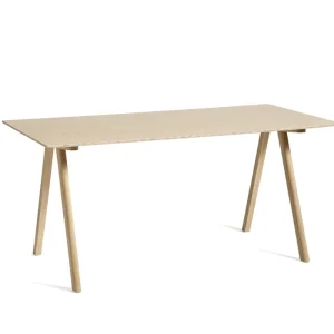 HAY CPH 10 bureau-Eiken water-based gelakt blad-Water-based onderstel Alleen Vandaag