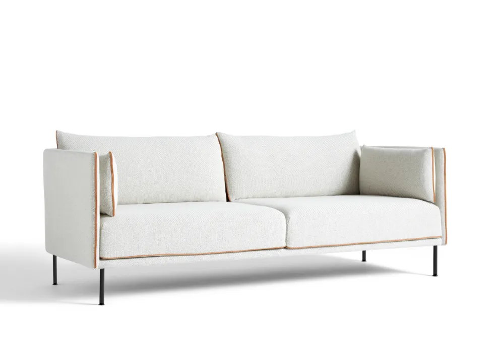 Voordeelprijs HAY Silhouette Sofa mono 3-zits bank-Coda 100-Geolied eiken