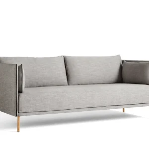 HAY Silhouette Sofa mono 3-zits bank-Ruskin 33-Geolied eiken Beperkte Voorraad