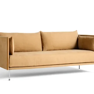 Op = Op HAY Silhouette Sofa mono 2-zits bank-Linara 142-Chromed