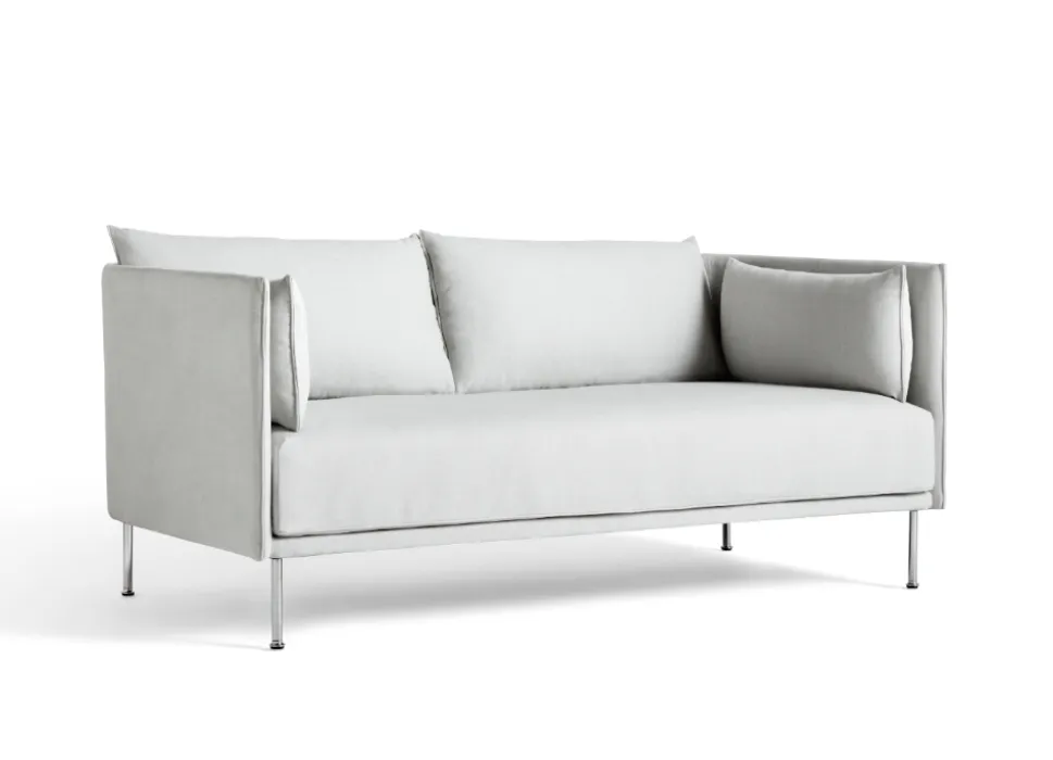 Nieuw HAY Silhouette Sofa mono 2-zits bank-Linara 311-Chromed