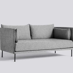 HAY Silhouette Sofa mono 2-zits bank-Olavi by HAY 03-Gepoedercoat Zwart Bestseller