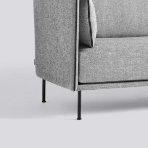 Koopje HAY Silhouette Sofa mono 2-zits bank-Hallingdal 166-Gepoedercoat Zwart
