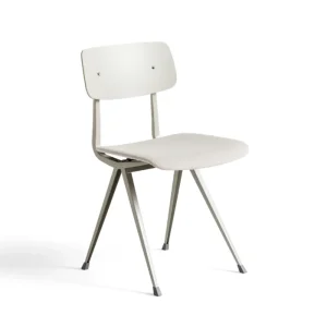 HAY Result gestoffeerd stoel-Steelcut Trio 205-Gepoedercoat Beige-Water-based Populair
