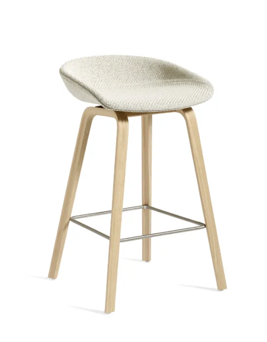 HAY AAS 33 eiken onderstel barkruk-Coda 100-Zithoogte 65 cm Uitverkoop