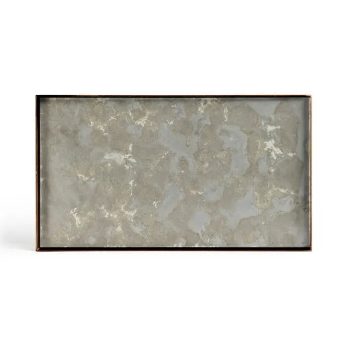 Actieprijs Ethnicraft Fossil Organic glass dienblad-31x17 cm