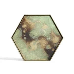 Flitsaanbieding Ethnicraft Moss Organic glass dienblad