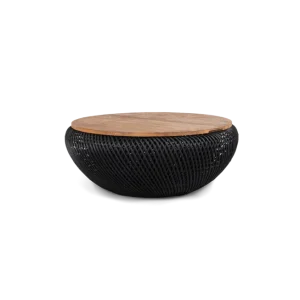 Alleen Vandaag d-Bodhi Wave salontafel-∅ 80 cm-Charcoal