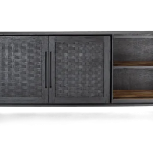 d-Bodhi Karma Charcoal laag dressoir 2 deurtjes-151 cm Koop Online