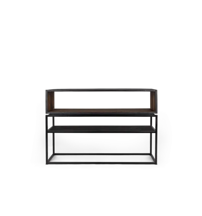 d-Bodhi Karma Charcoal laag dressoir 1 open vak Voordeelprijs