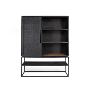 d-Bodhi Karma Charcoal kast 1 deur, 1 open plank-120 cm Rechtstreeks Van De Fabrikant