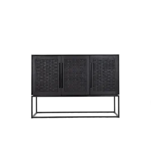 d-Bodhi Karma Charcoal hoog dressoir 3 deurtjes Alleen Vandaag