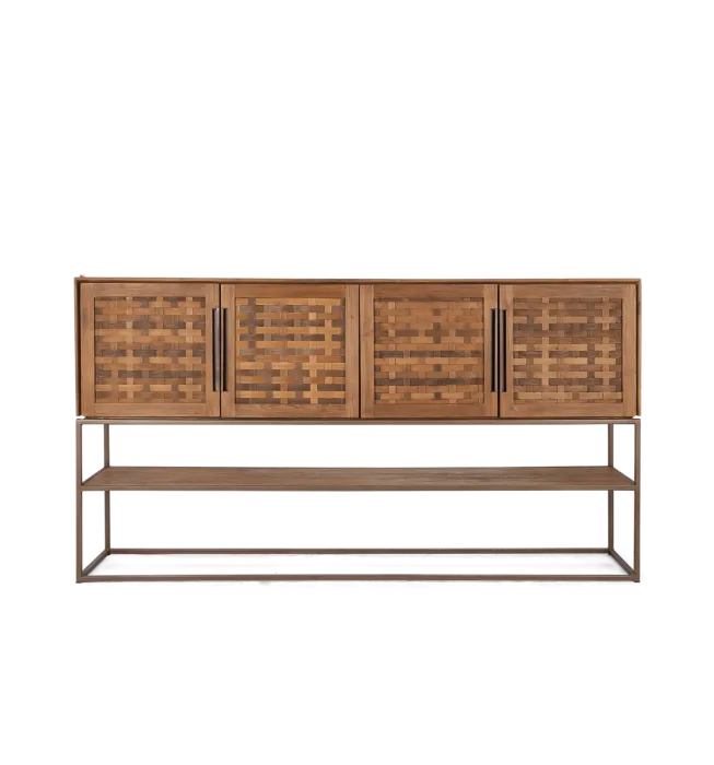 Shop Nu d-Bodhi Karme Pure dressoir open plank-4 deurs
