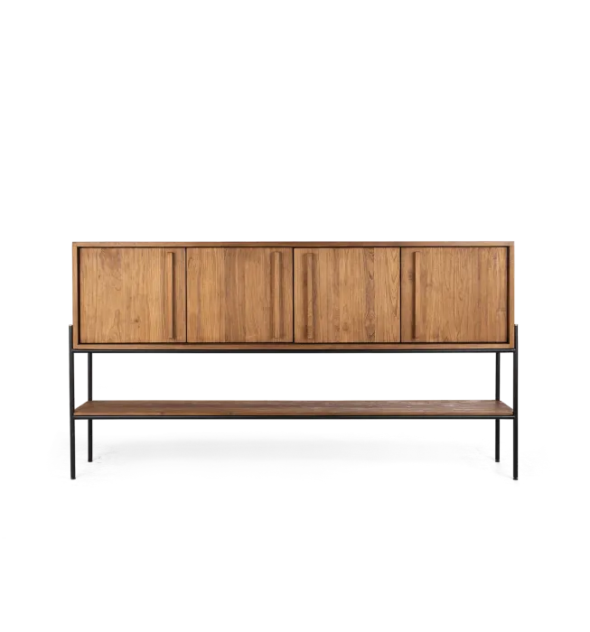 d-Bodhi Outline dressoir open plank-4 deurs Gereduceerde Prijs
