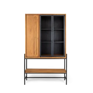 Uitverkoop d-Bodhi Outline kast 1 deur, 2 glazen deuren