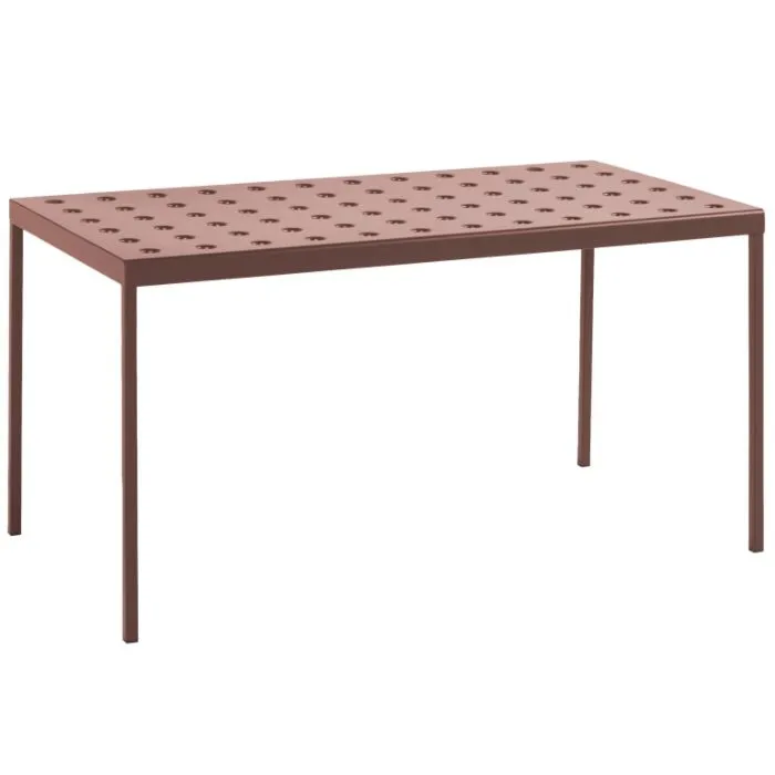 HAY Balcony M tafel-Iron Red Rechtstreeks Van De Fabrikant
