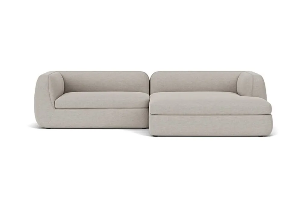 Koop Online FEST Bowie hoekbank met divan-Sydney - Beige - 22-Divan rechts