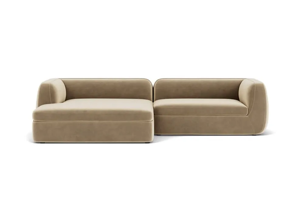 FEST Bowie hoekbank met divan-Juke - 51 Khaki-Divan links Direct Verzonden