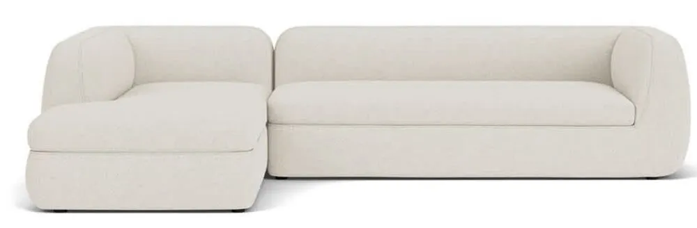 Beperkt Aanbod FEST Bowie hoekbank met longchair-Alpine - Ivory - 101-Longchair links