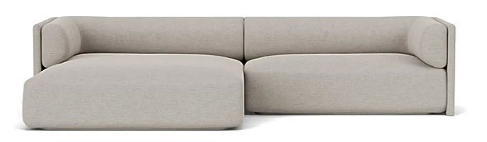 Direct Beschikbaar FEST Bolster hoekbank met divan-Sydney - Beige - 22-Divan links