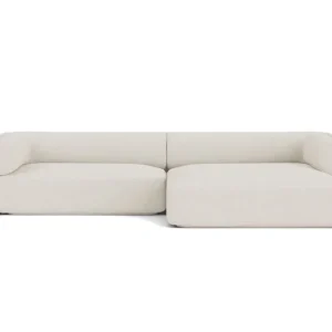 Direct Verzonden FEST Bolster hoekbank met divan-Alpine - Ivory - 101-Divan rechts