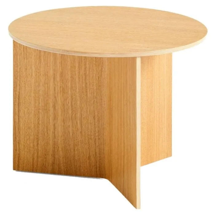 Hay Slit table ronde bijzettafel-Oak Hoge Kwaliteit