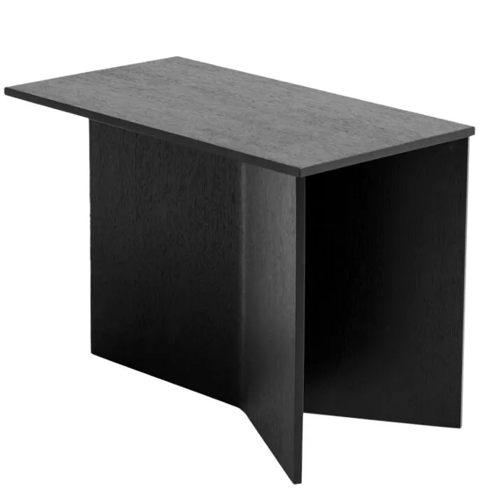 Nu Kopen Hay Slit table Oblong bijzettafel-Black Painted Oak