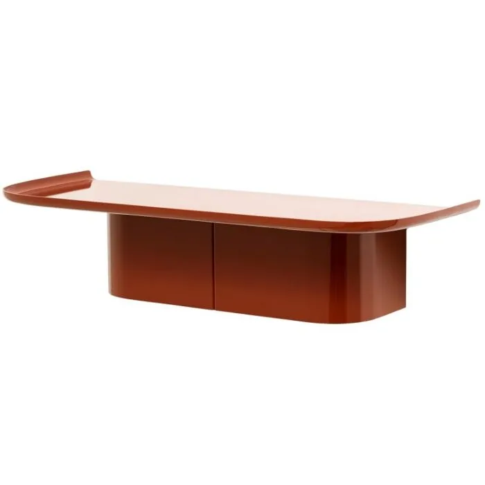 Bestseller HAY Korpus M 4 haken wandplank-Brick Red