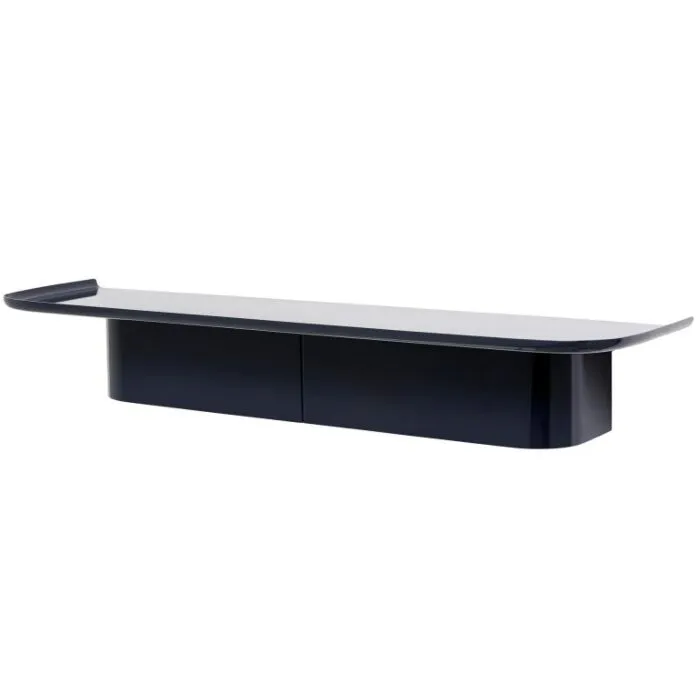 Speciale Aanbieding HAY Korpus L 7 haken wandplank-Midnight blue