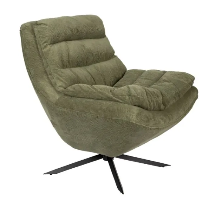 Gereduceerde Prijs Dutchbone Vince fauteuil-Green